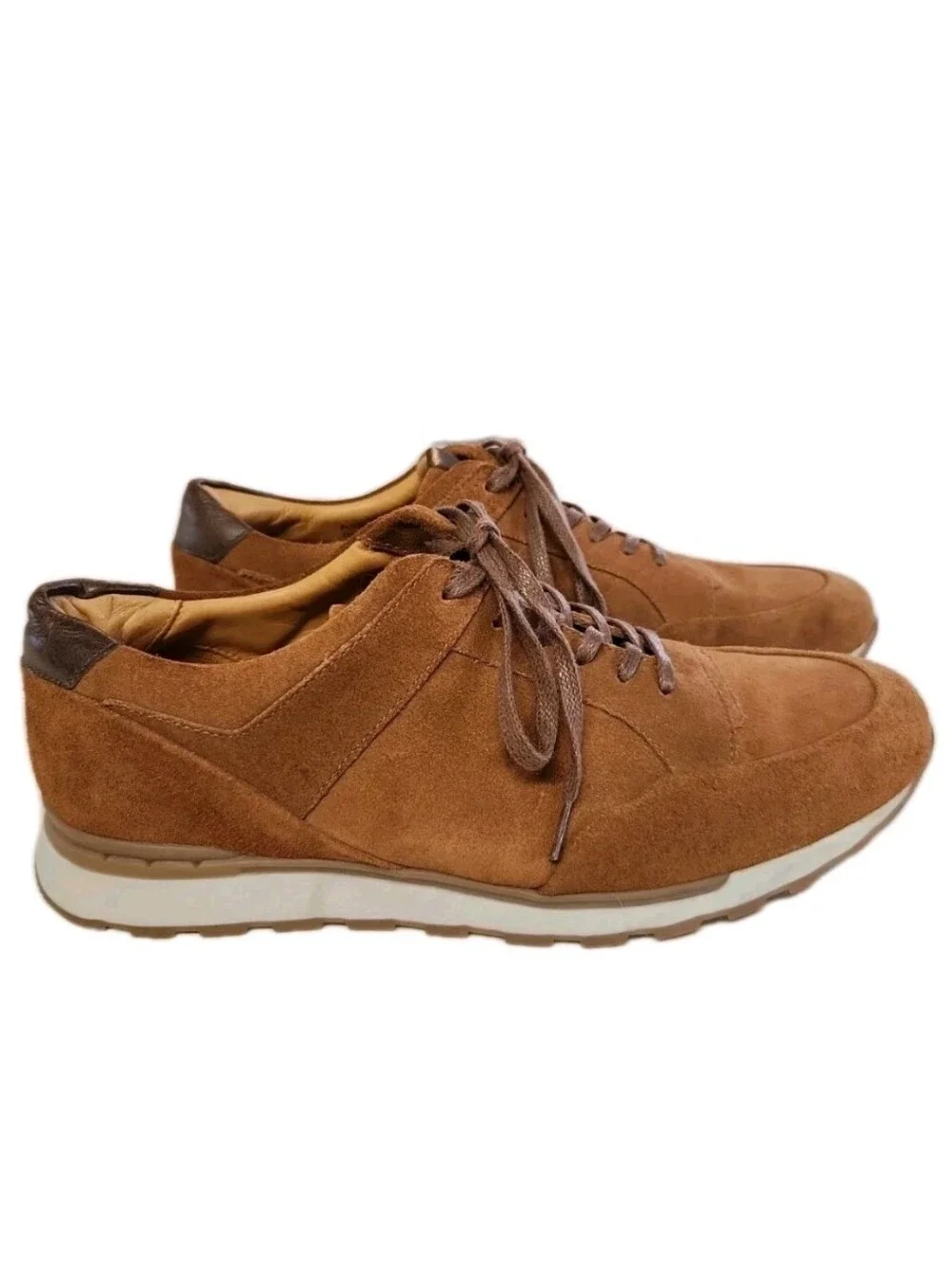 Brothers United Buadonis Men's Brown Suede Sneakers Luxury Fashion Trainers S 11